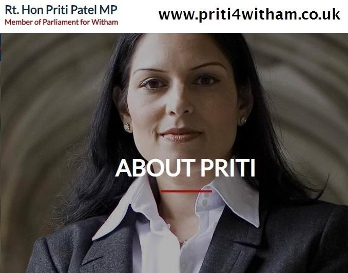 Priti Patel Website